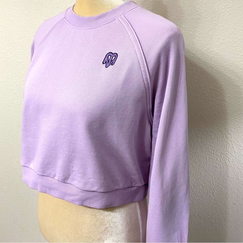 Maje x Varley Fleece Cropped Sweatshirt - Picture 5 of 12